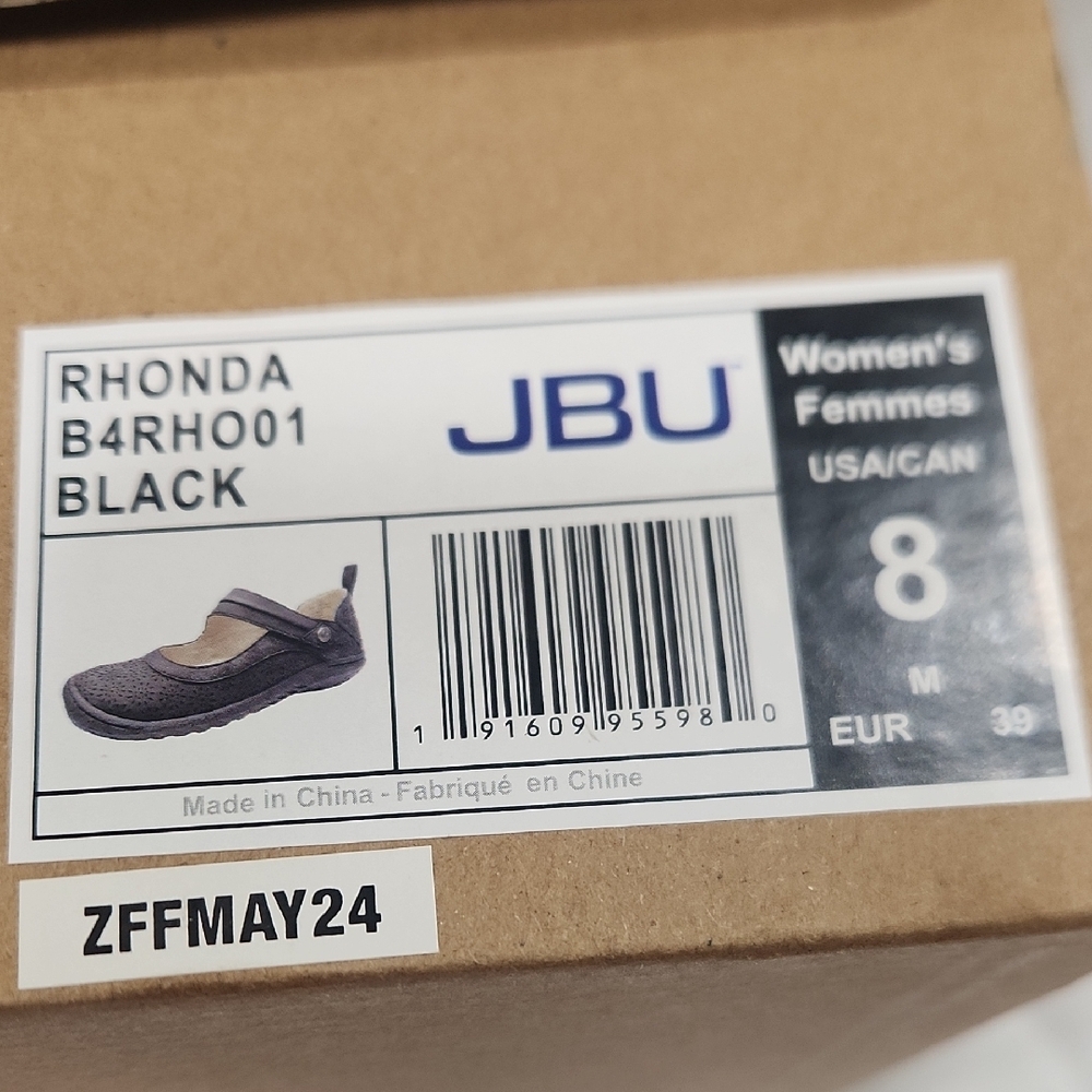 New JBU Rhonda Black Mary Jane Shoes - Picture 10 of 10